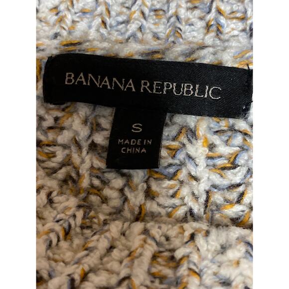 Banana Republic Women's Beige Wool Cashmere Knit Long Sleeve Sweater Top Size S - Picture 4 of 5